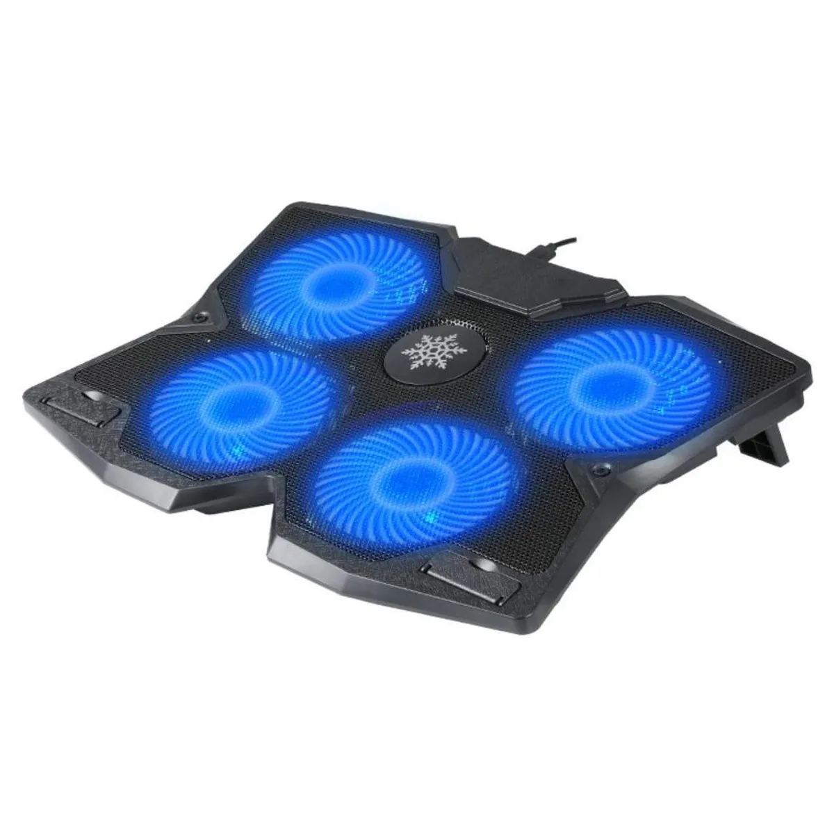 Laptop / MacBook køler - 40.8*30.3 cm - Med 4X LED cooling fan