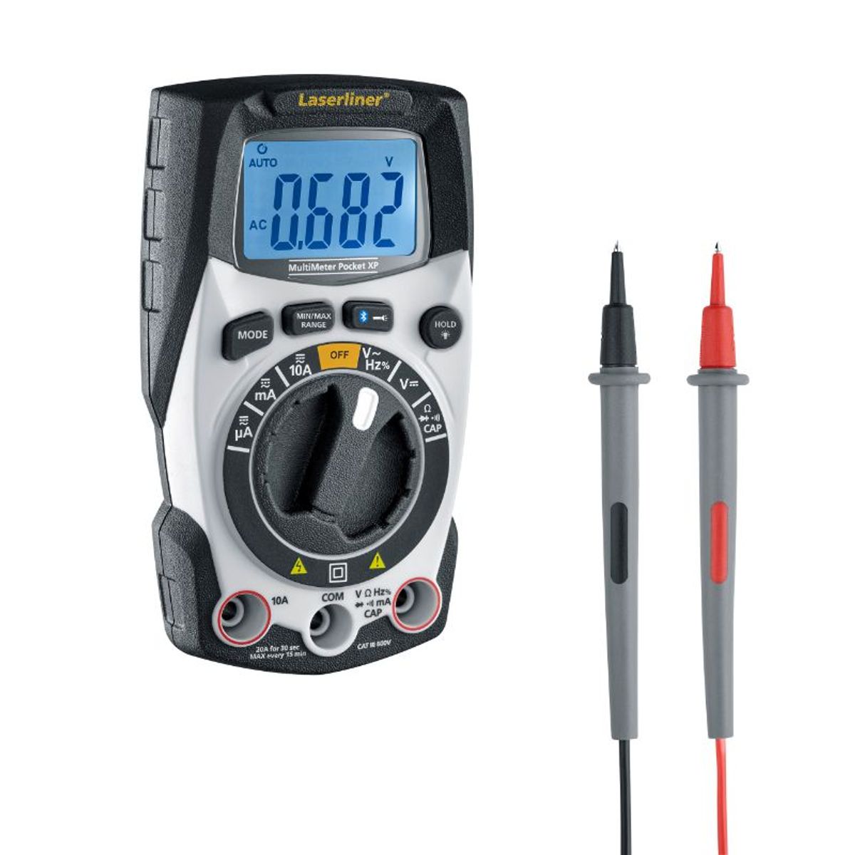 Laserliner MultiMeter Pocket XP - Blackline m/Bluetooth