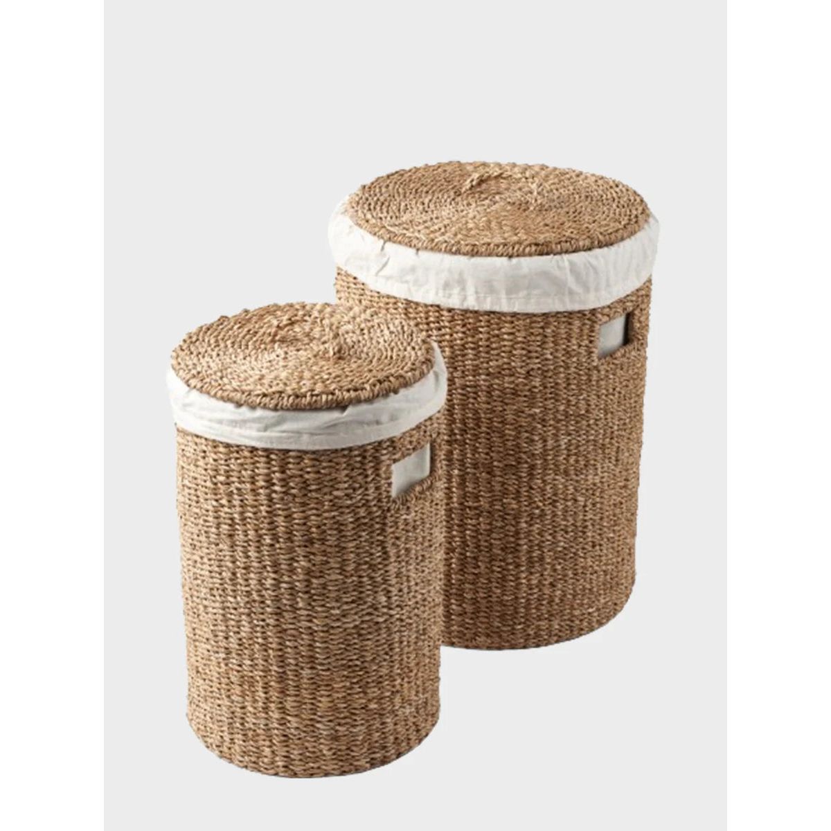 Laundry Hamper Set - Organic Cotton Lining