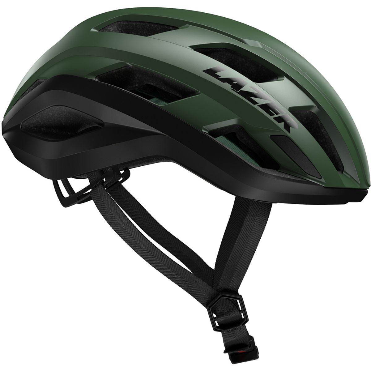 Lazer Strada Kineticore cykelhjelm - Matte Forest Green