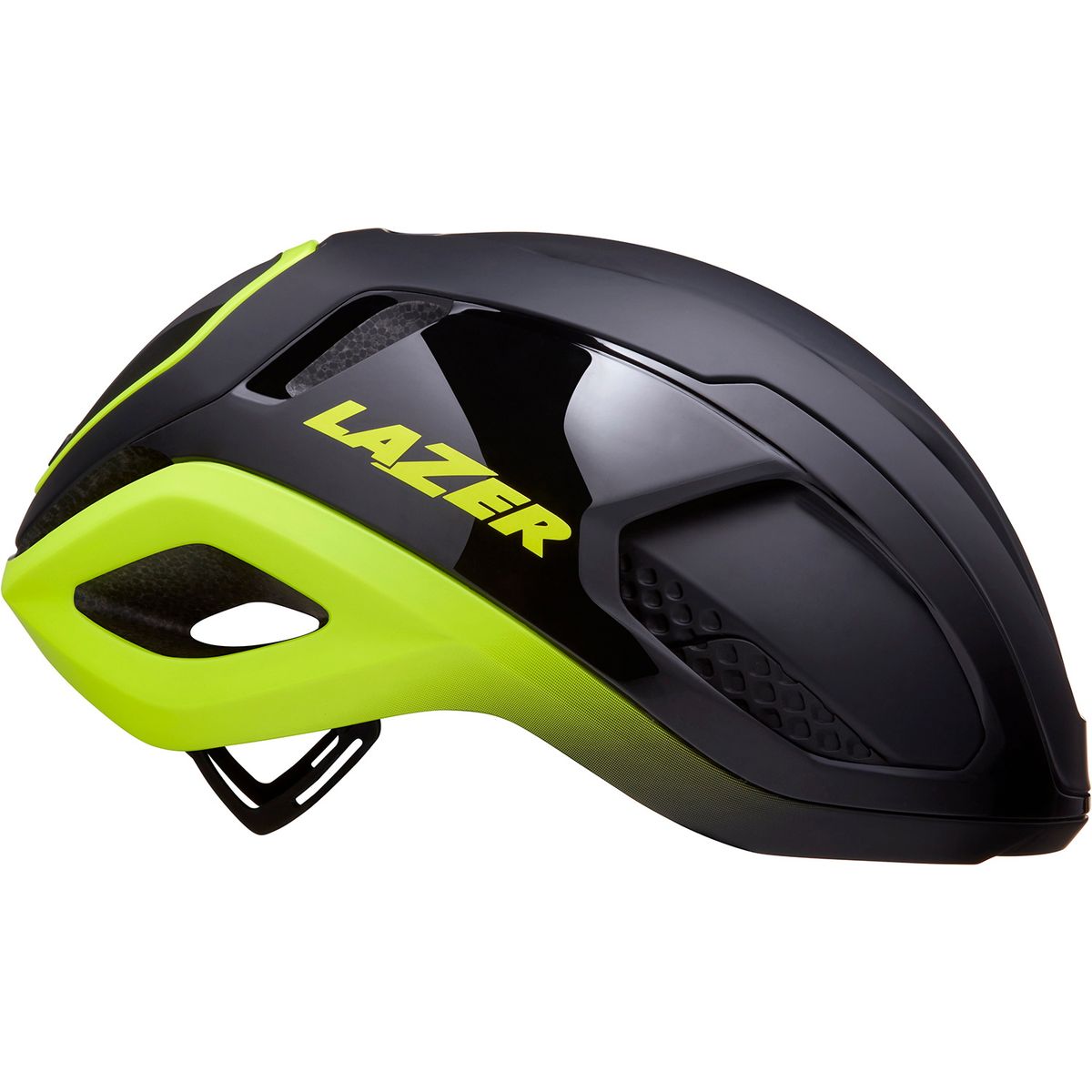 Lazer Vento Kineticore cykelhjelm - Sort/Gul