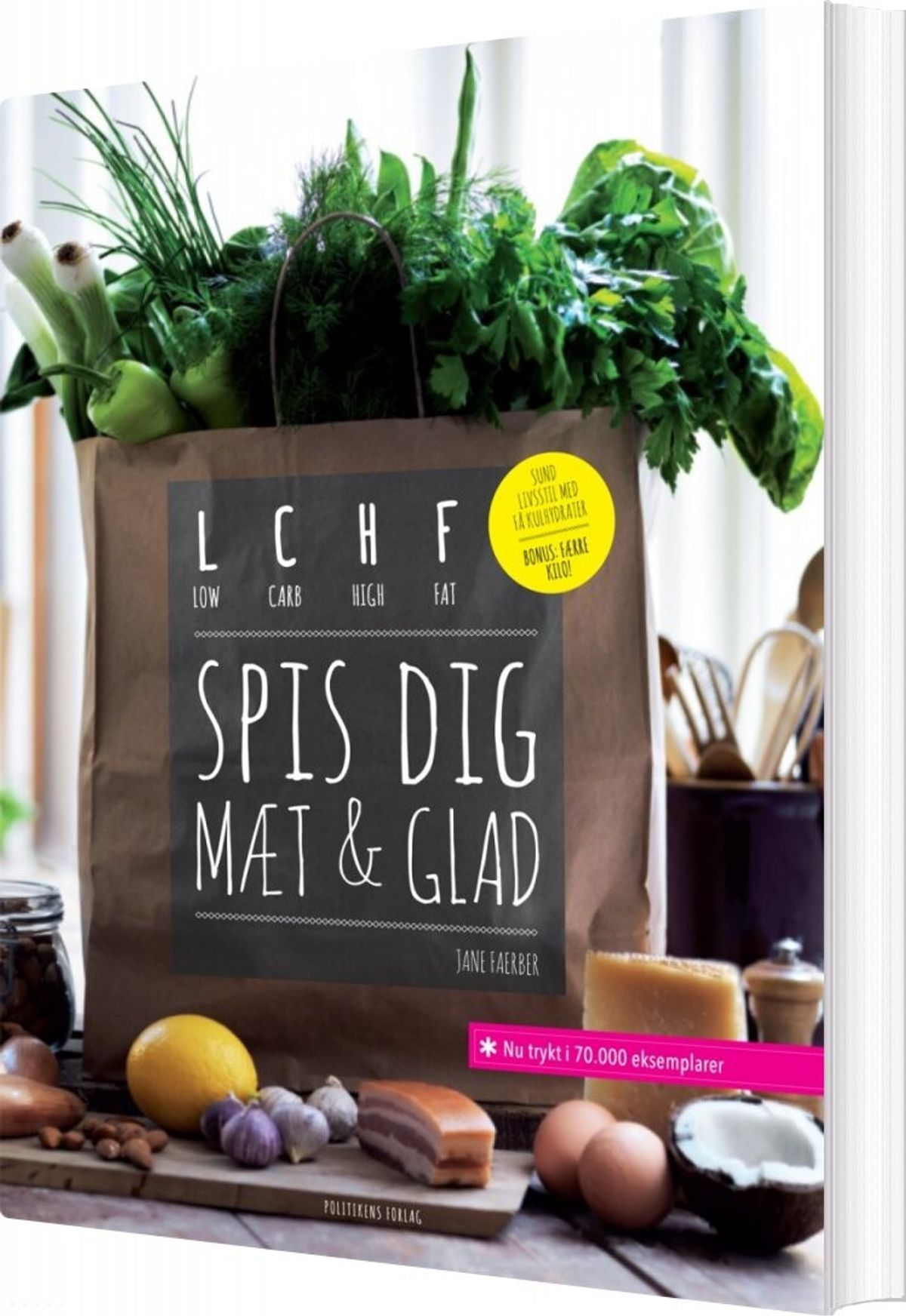 Lchf - Spis Dig Mæt Og Glad - Jane Faerber - Bog