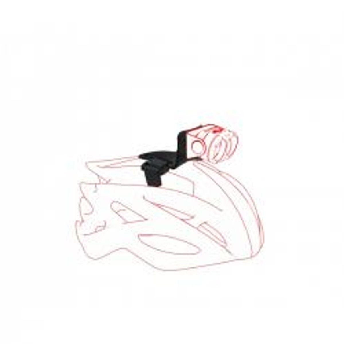 Ledlenser Helmet Connecting Kit Type H - Lygteholder