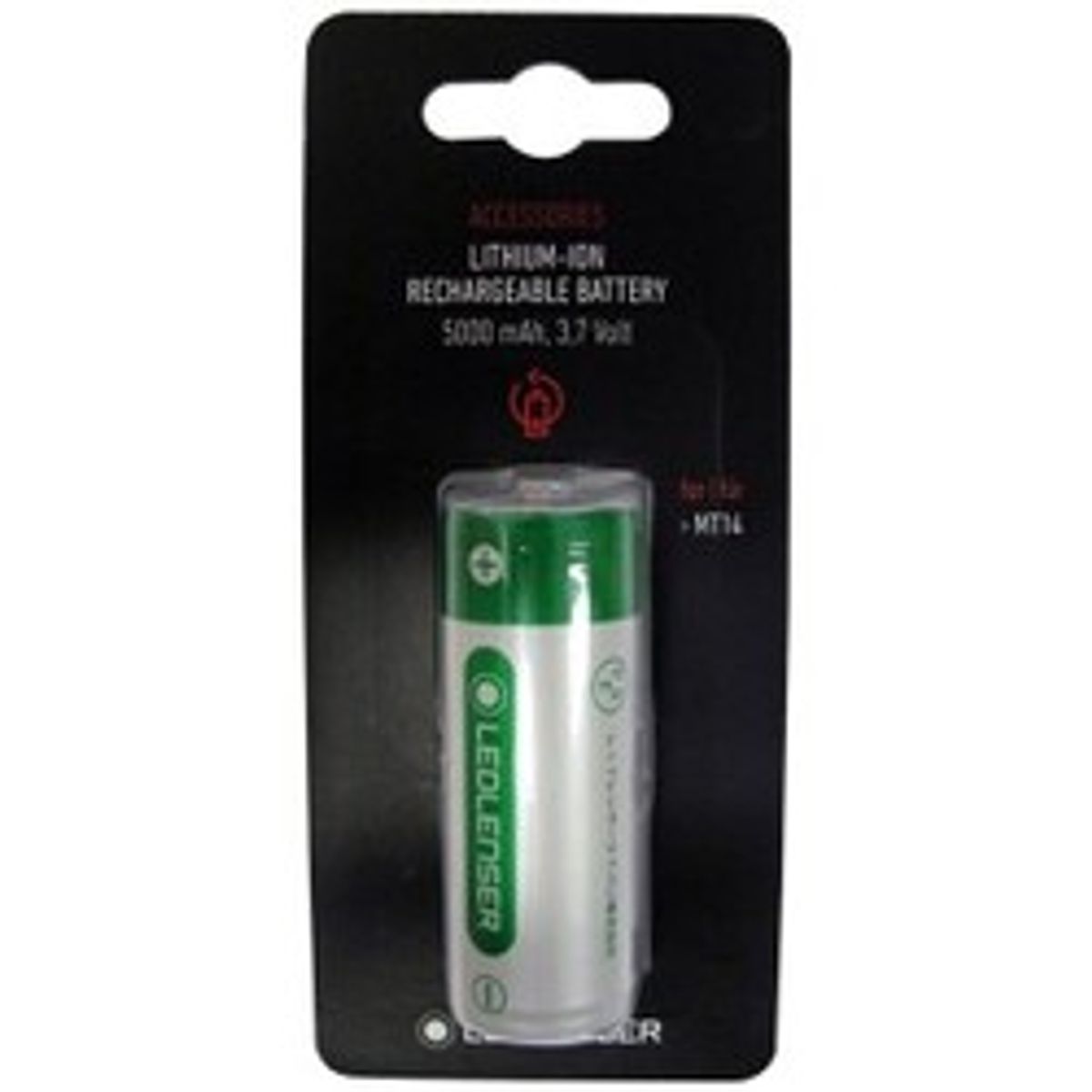 LEDLenser Lithium-Ion Genopladelig Batteri 5000 mAh, 3,7 V til MT14