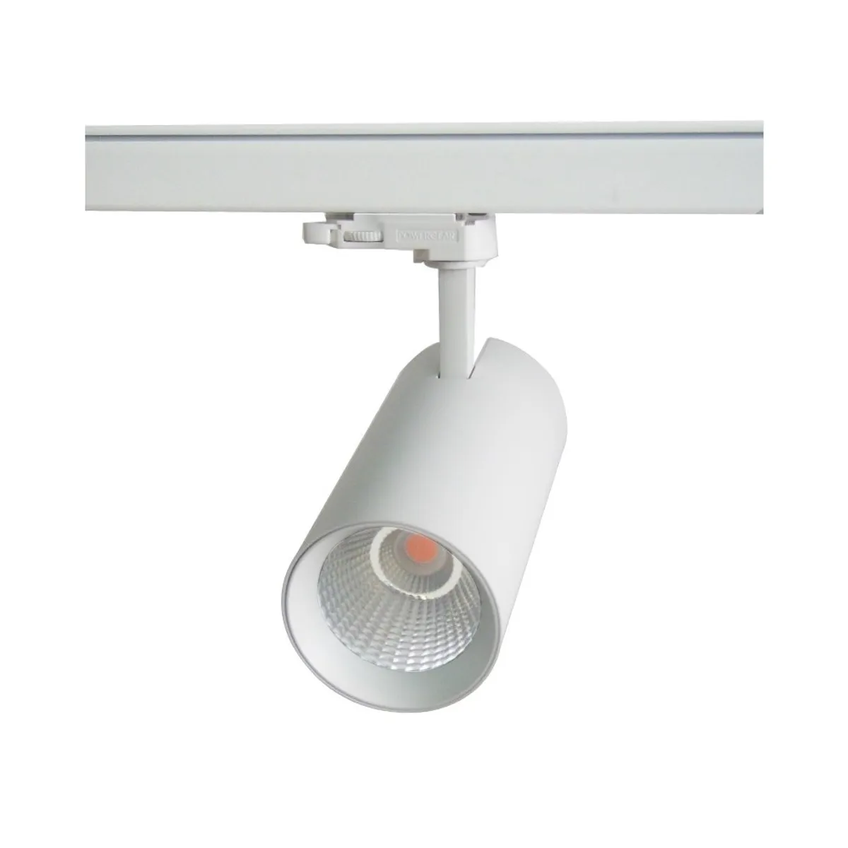 LEDlife hvid skinnespot 30W - 130lm/w, RA90, 3900lm, Flicker free, 3-faset - Kulør : Varm, Spredning : 60 °