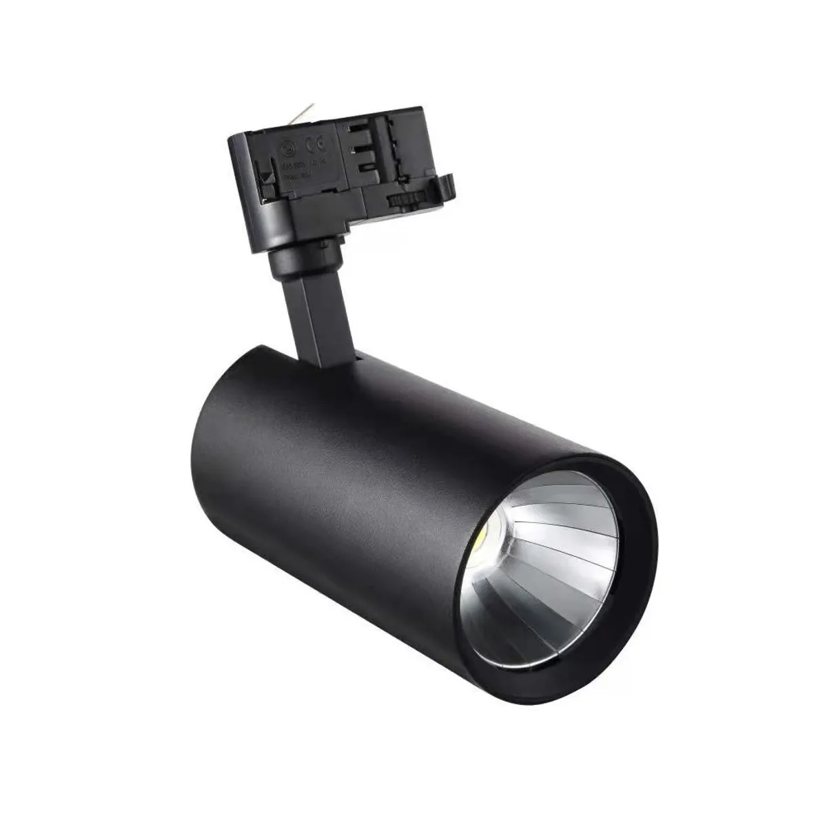 LEDlife sort skinnespot 24W - Flicker free, 125lm/w, 3-faset - Kulør : Varm, Spredning : 38°