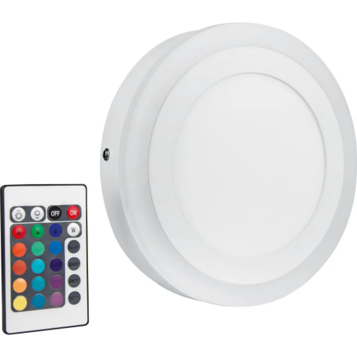 LEDVANCE LED Color+ White Round 650lm 18W 830 200 mm hvid