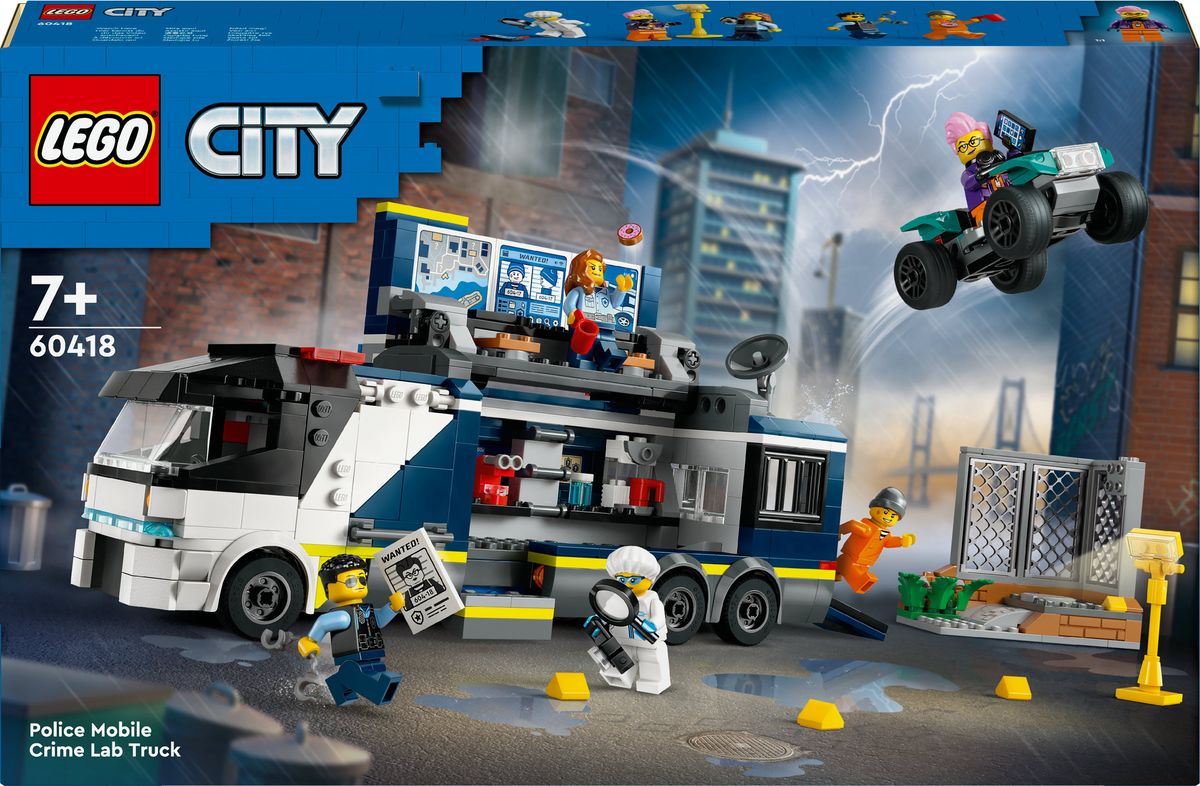 LEGO 60418 City Politibil med Laboratorium