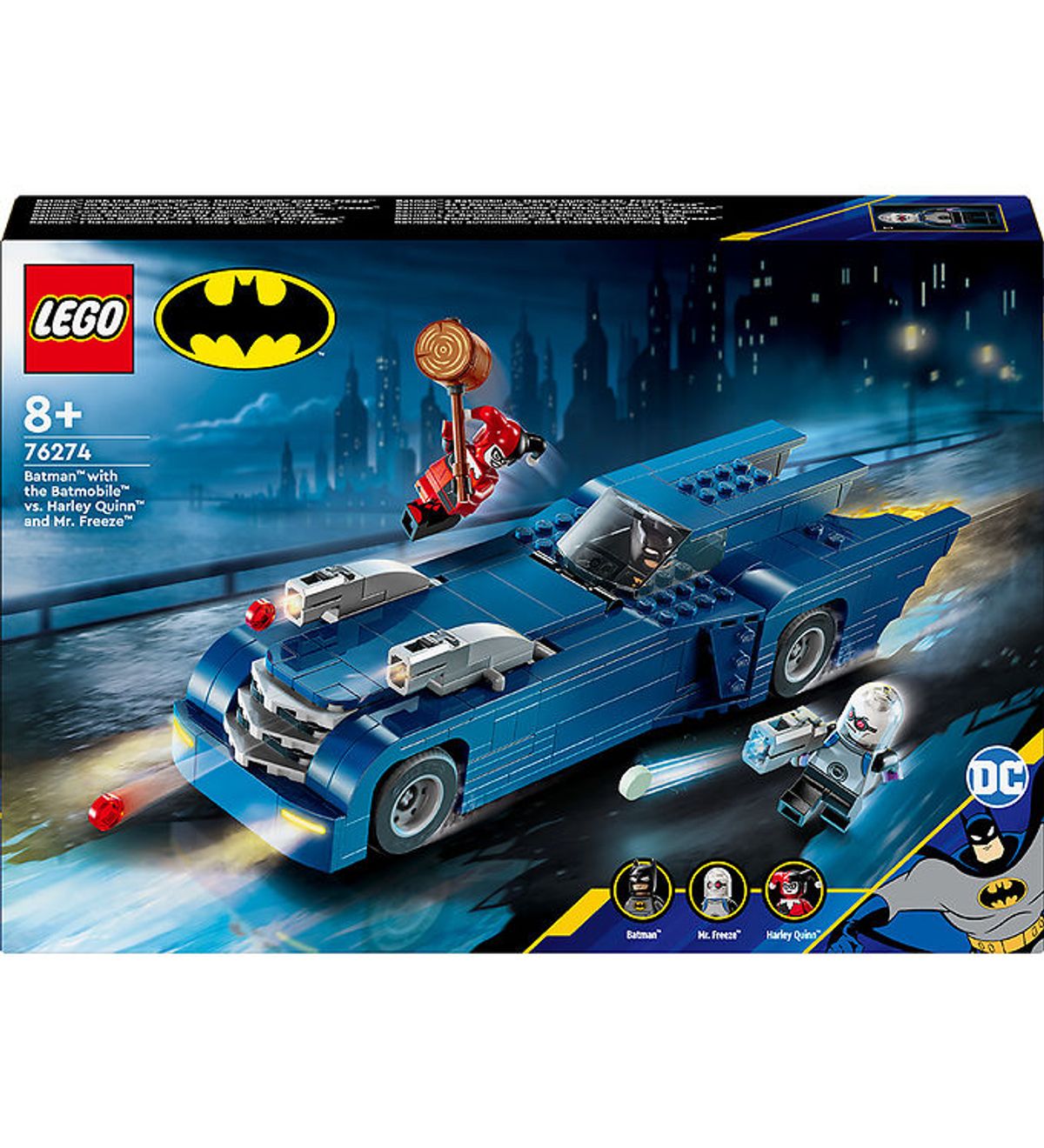 LEGO ® Batman - Batman Og Batmobile Mod Harley Quinn Og Mr. Freez