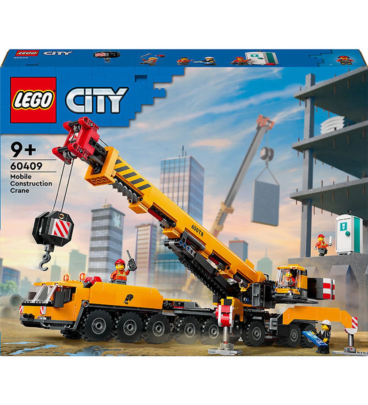 LEGO ® City - Gul Mobil Byggekran 60409 - 1116 Dele