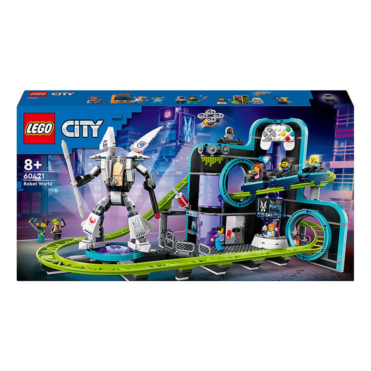 LEGO ® City - Robot World Rutsjebanepark 60421 - 968 Dele