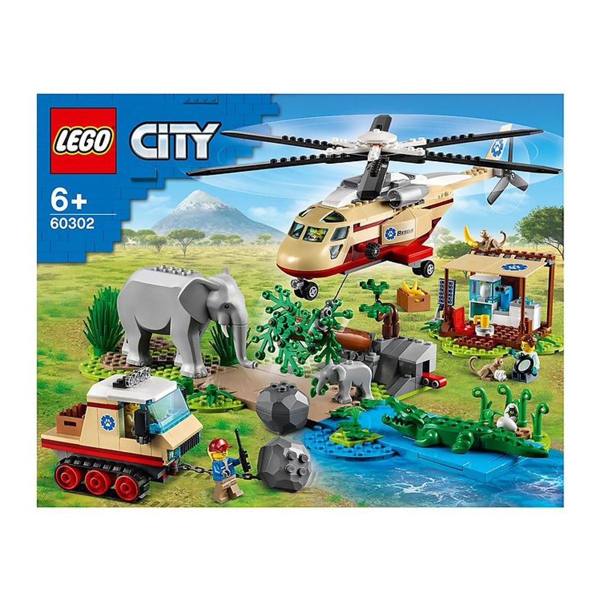 LEGO ® City - Vildtredningsaktion 60302 - 525 Dele