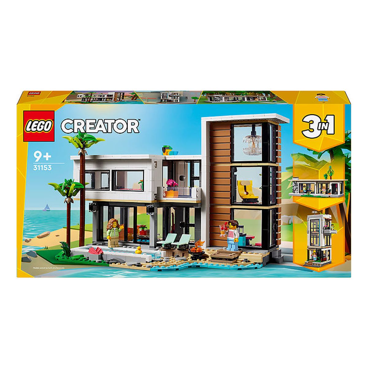 LEGO ® Creator - Moderne Hus 31153 - 3-i-1 - 939 Dele