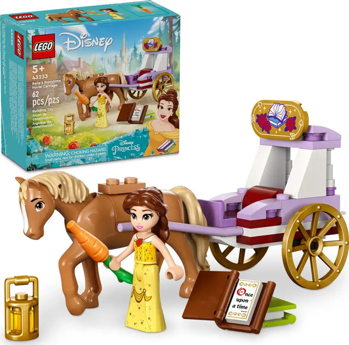 Lego Disney Princess - Belles Eventyr Hestevogn - 43233