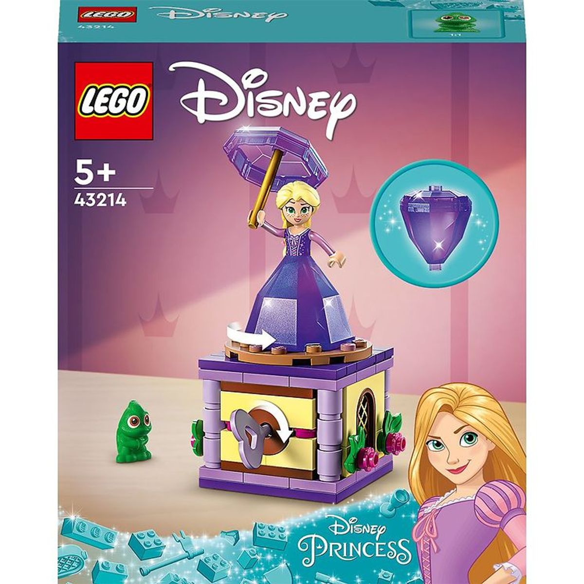 LEGO ® Disney Princess - Snurrende Rapunzel 43214 - 89 Dele