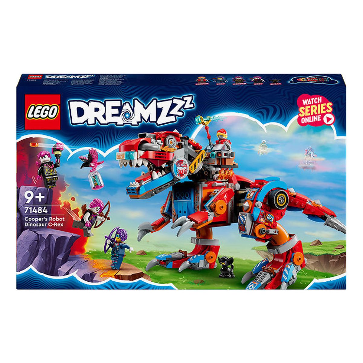 LEGO ® DREAMZzz - Coopers Robotdinosaur C-Rex 71484 - 917 Dele