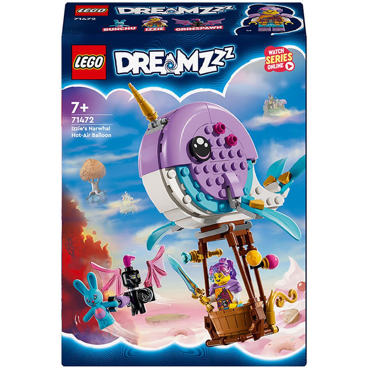 LEGO ® DREAMZzz - Izzie's Narhvalsluftballon 71472 - 156 Dele