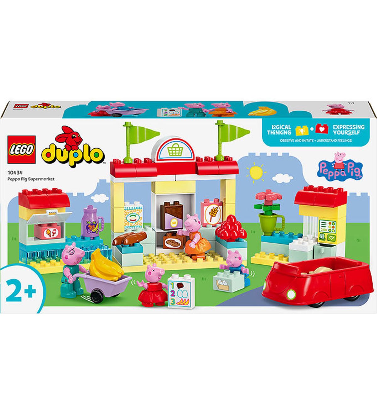 LEGO ® DUPLO - Gurli Gris i Supermarkedet 10434 - 70 Dele