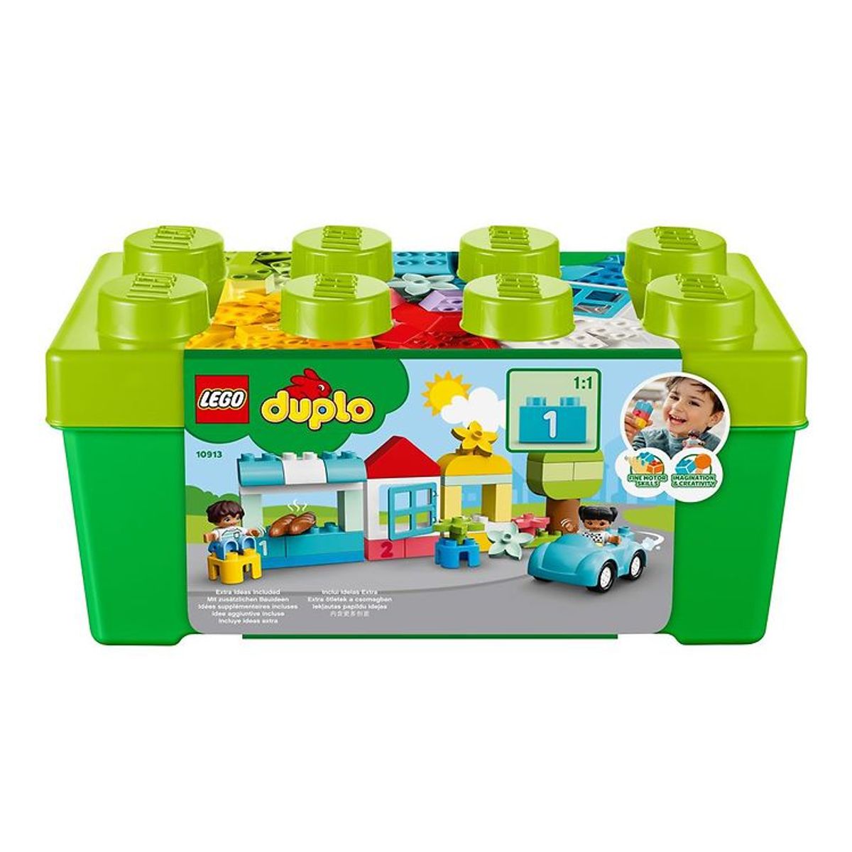 LEGO ® DUPLO - Kasse Med Klodser 10913 - 65 Dele