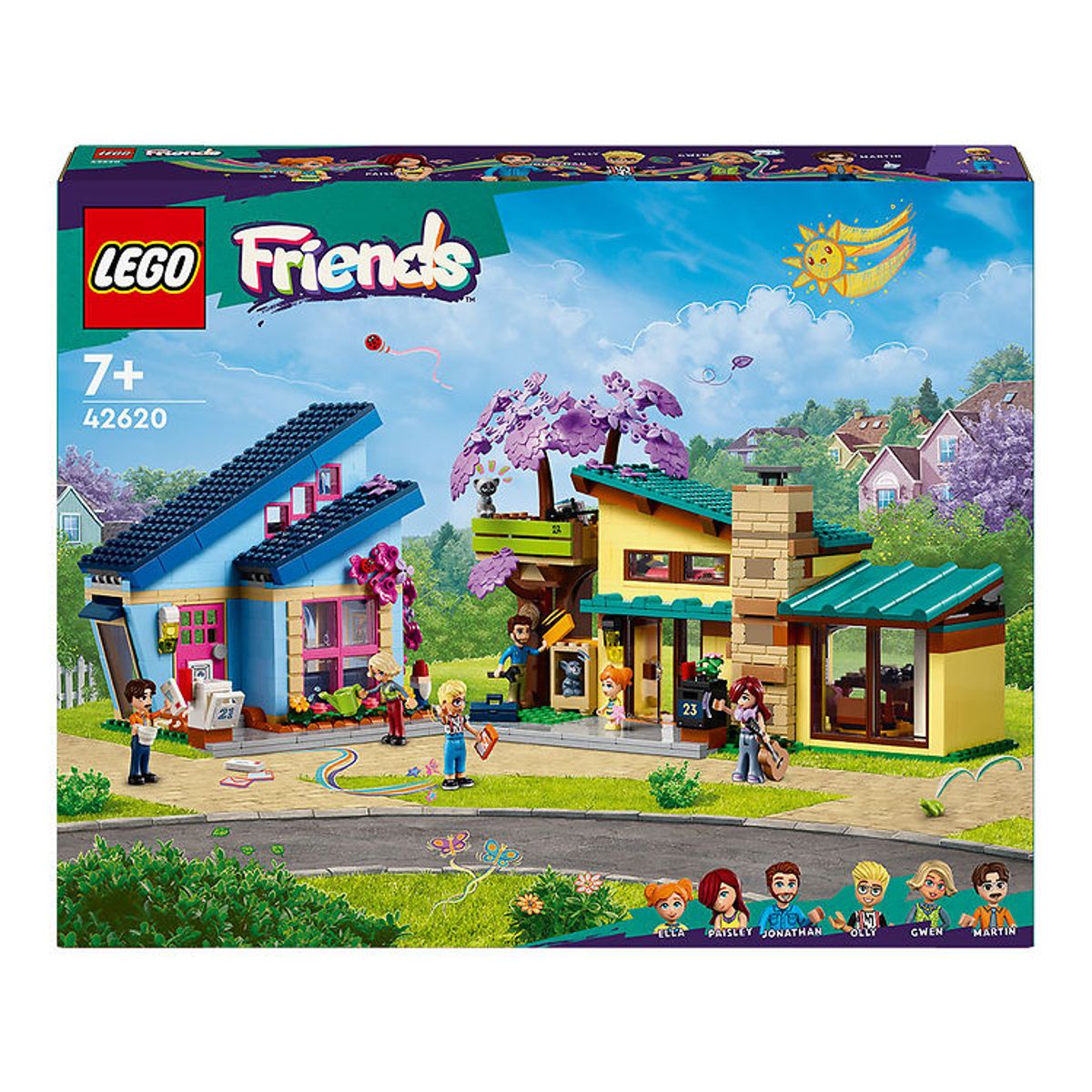 LEGO ® Friends - Olly Og Paisleys Huse 42620 - 1126 Dele