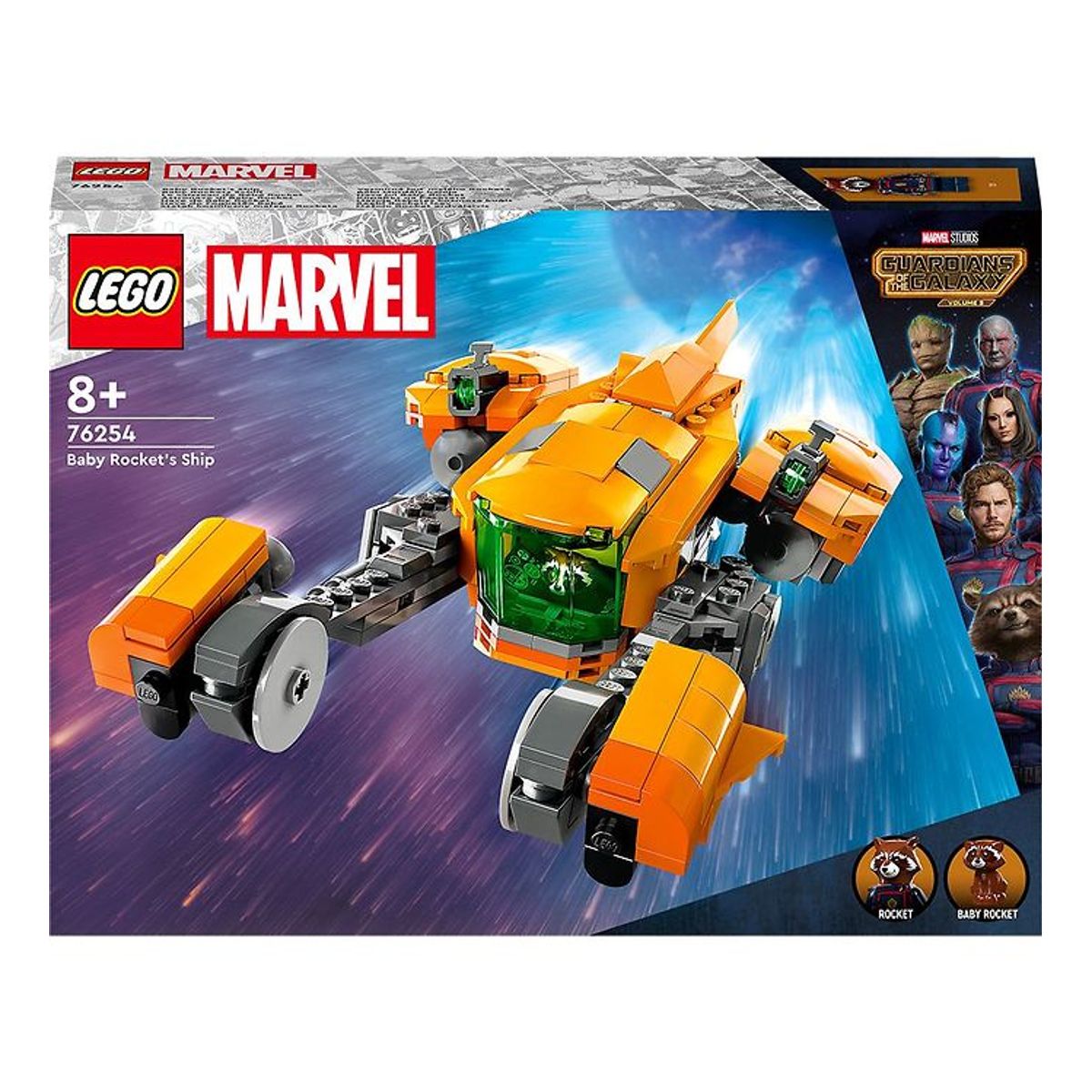 LEGO ® Marvel Guardians Of The Galaxy - Baby Rockets Skib 76254 -