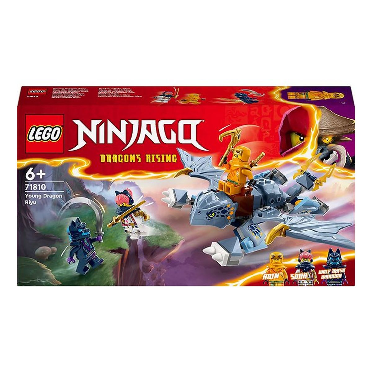 LEGO ® Ninjago - Ungdragen Riyu 71810 - 132 Dele