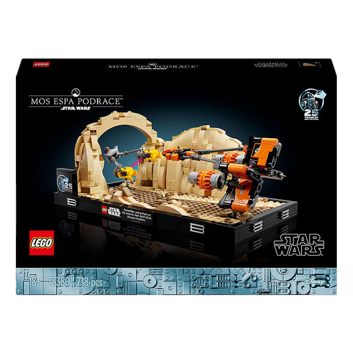 LEGO ® Star Wars - Diorama med Mos Espa-podrace - 75380 - 718 Del