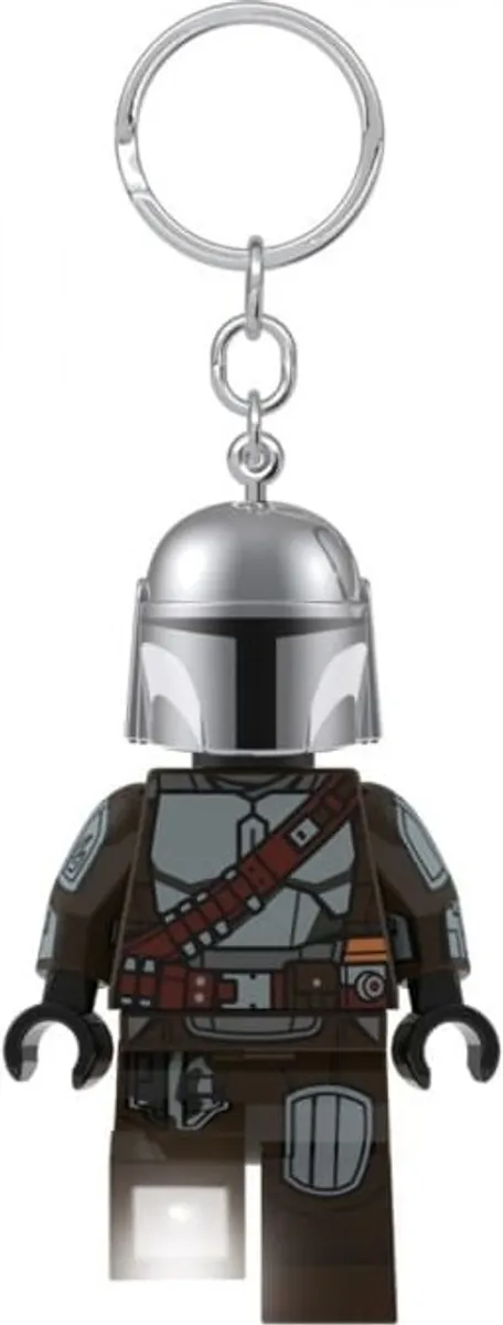 Lego Star Wars - Nøglering Med Lys - The Mandalorian - 9 Cm