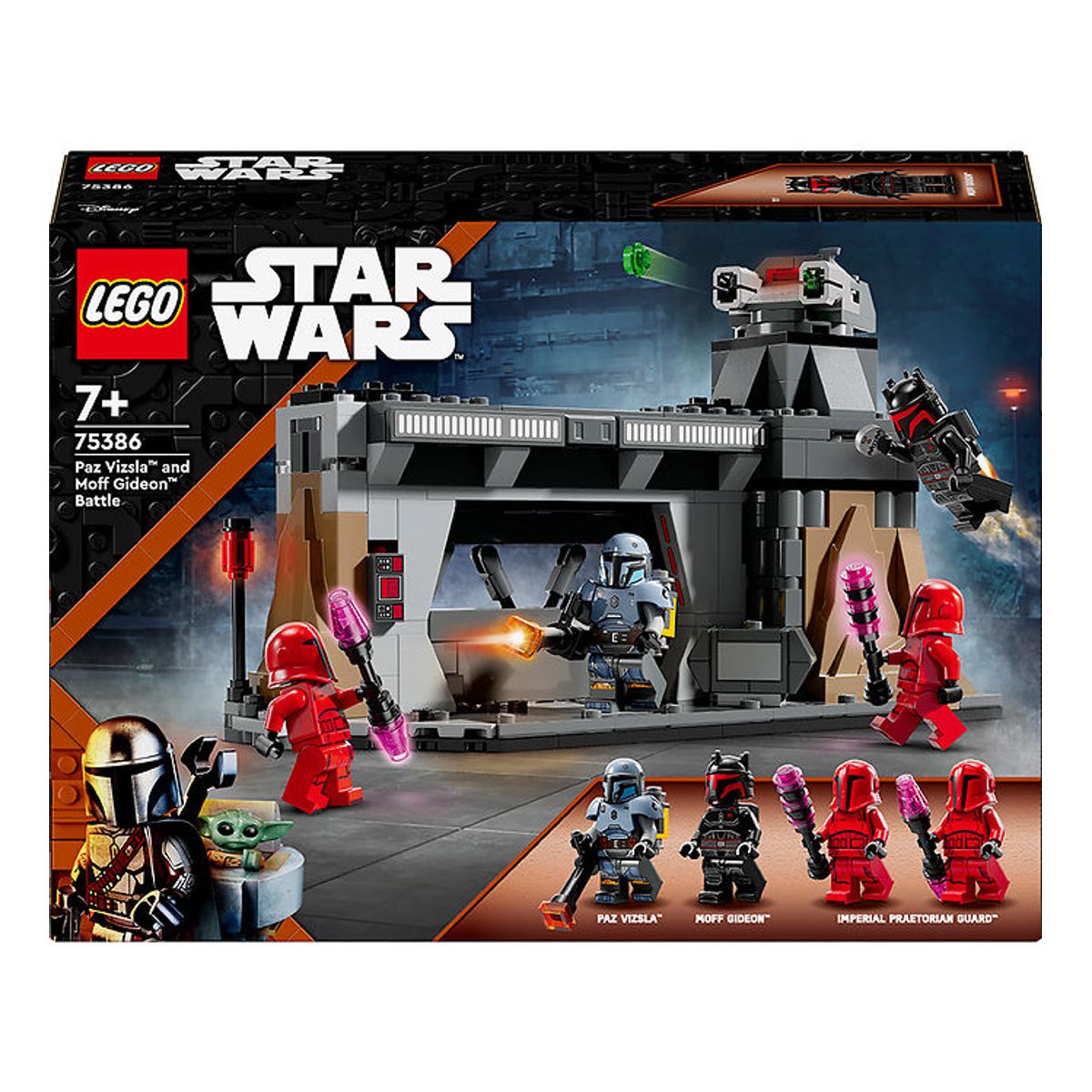 LEGO ® Star Wars - Paz Vizsla Og Moff Gideons Kamp 75386 - 289 De