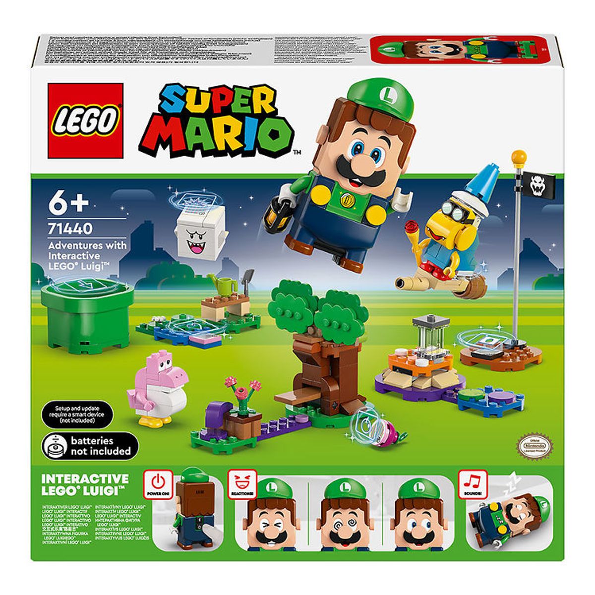 LEGO ® Super Mario - Eventyr med Interaktiv LEGO ® Luigi 71440 - 2