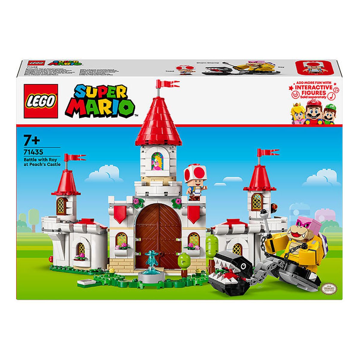 LEGO ® Super Mario - Kamp Mod Roy Ved Peach's Castle 71435 - 738