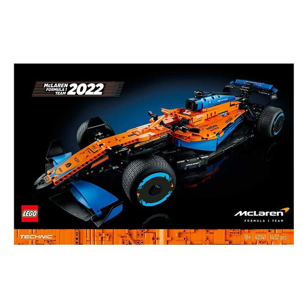 LEGO ® Technic - McLaren Formula 1-racerbil 42141 - 1432 Dele