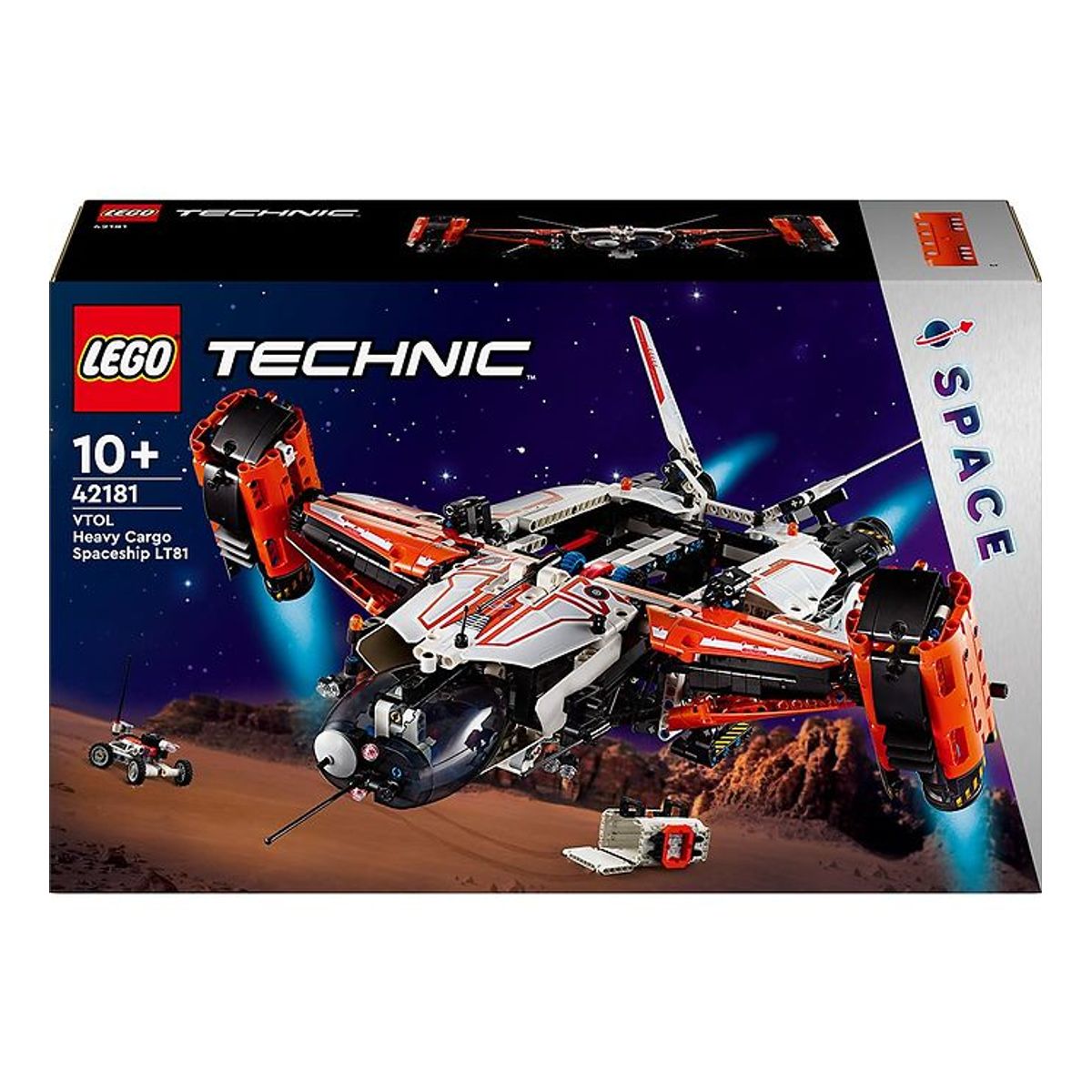 LEGO ® Technic - VTOL-transportrumskib LT81 42181 - 1365 Dele