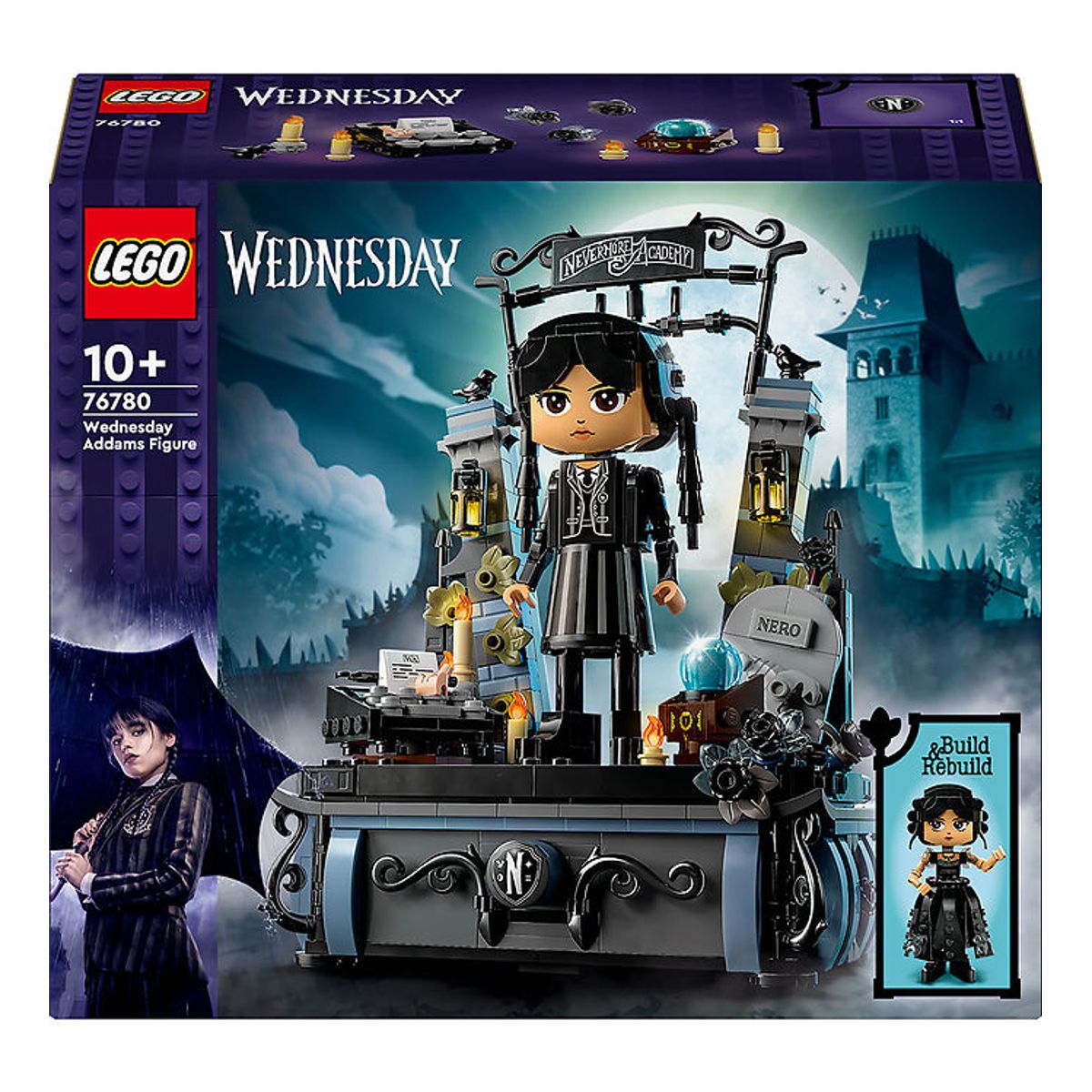 LEGO ® Wednesday - Wednesday Addams-Figur - 76780 - 702 Dele