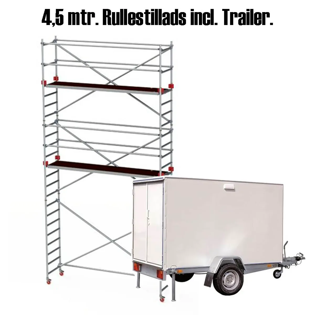 Lej stillads og trailer fra 500 kr. 1 uge