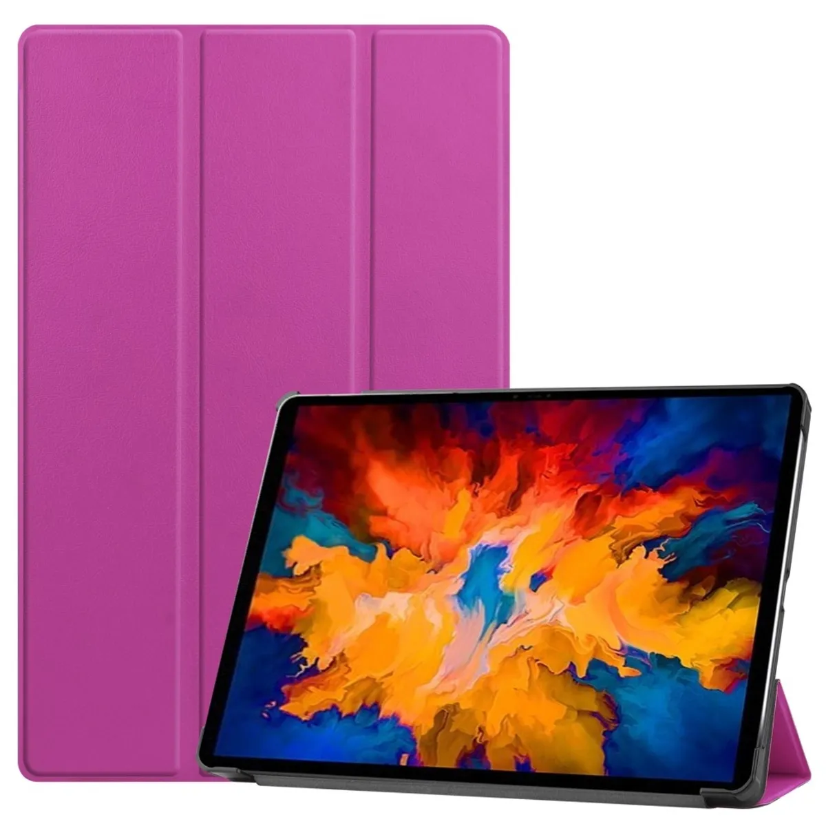 Lenovo Tab P11 Pro TB-J706F - Tri-Fold læder cover / taske - Lilla