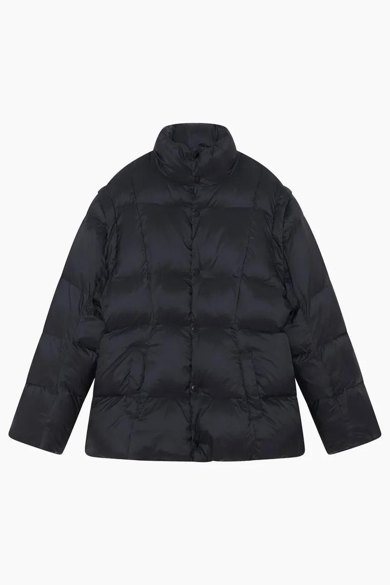 Leoni Short Padded Jacket - Black - Wood Wood - Sort L