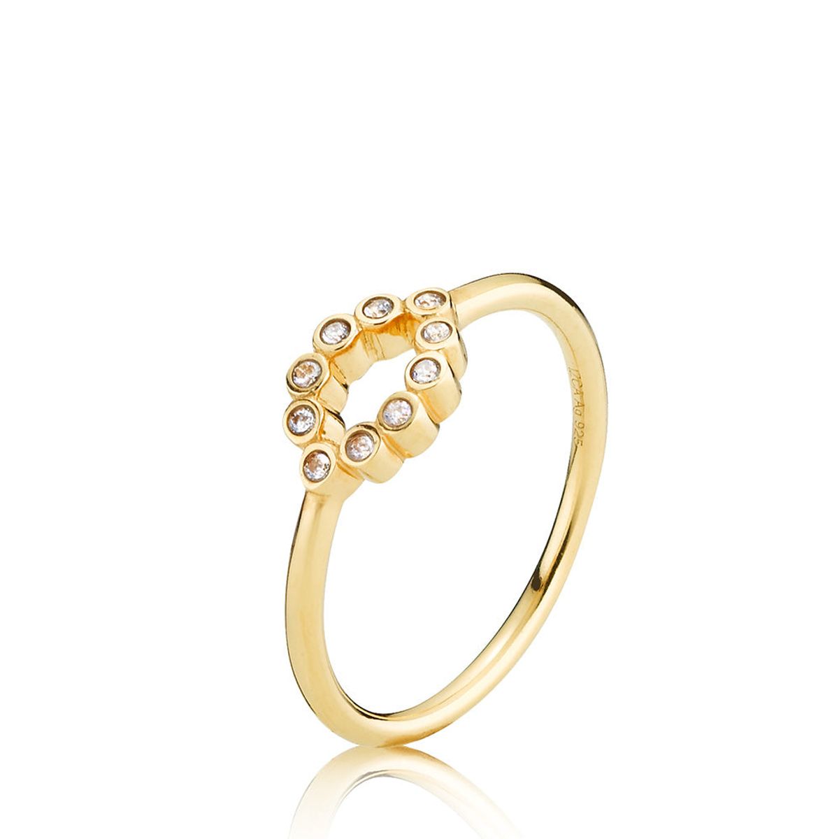 Leonora - Ring Forgyldt - 56