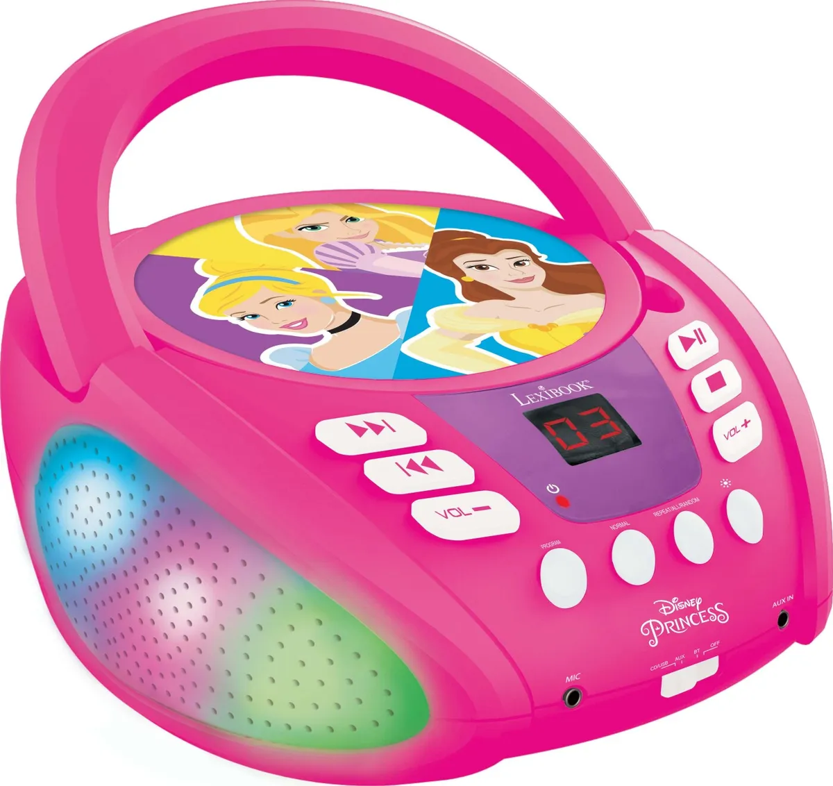 Lexibook - Disney Prinsesse - Bluetooth Cd Afspiller