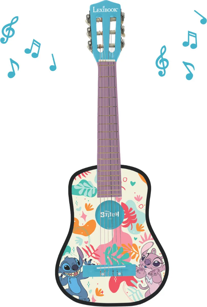 Lexibook - Disney Stitch - Akustisk Guitar 78 Cm