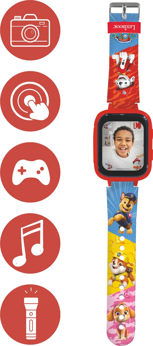 Lexibook - Paw Patrol Kids Smartwatch Med 8gb Hukommelseskort