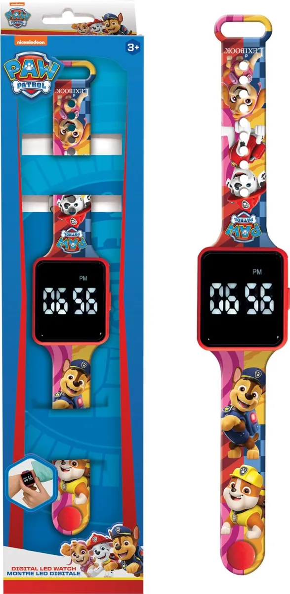 Lexibook - Paw Patrol Led Digital Watch - (dmw060pa)