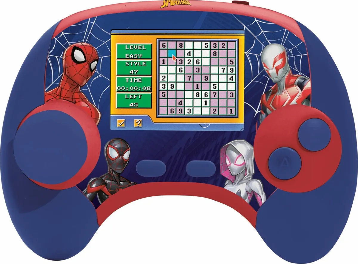 Lexibook - Spider-man Educational Tosproget Konsol Med Lcd-skærm (en/fr)