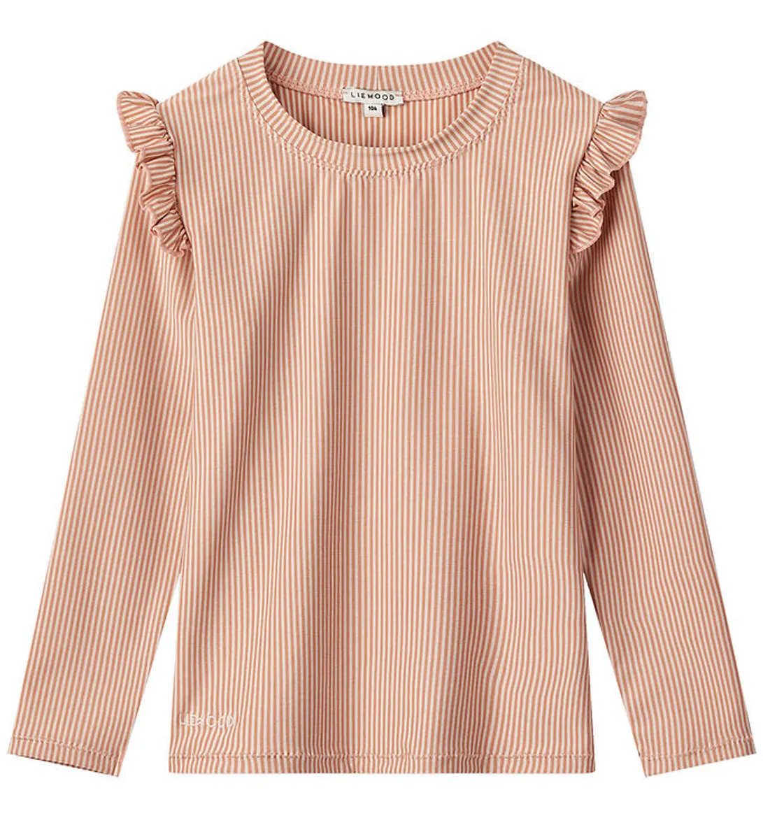 Liewood Badebluse - Tenley - UV40+ - Stripe Tuscany Rose/Sandy