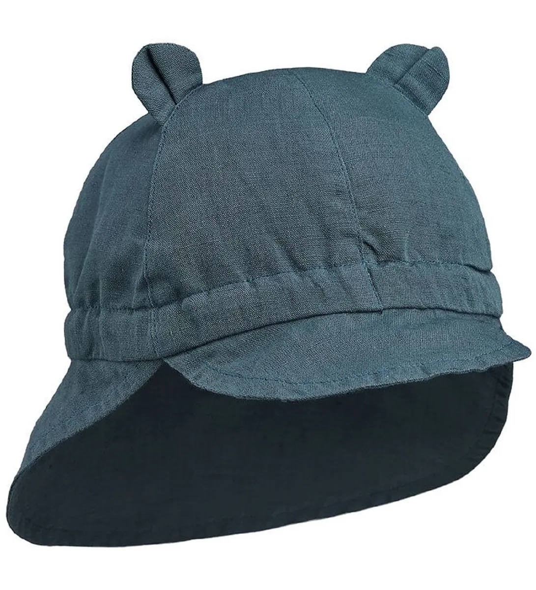 Liewood Solhat - Gorm Linen - Whale Blue