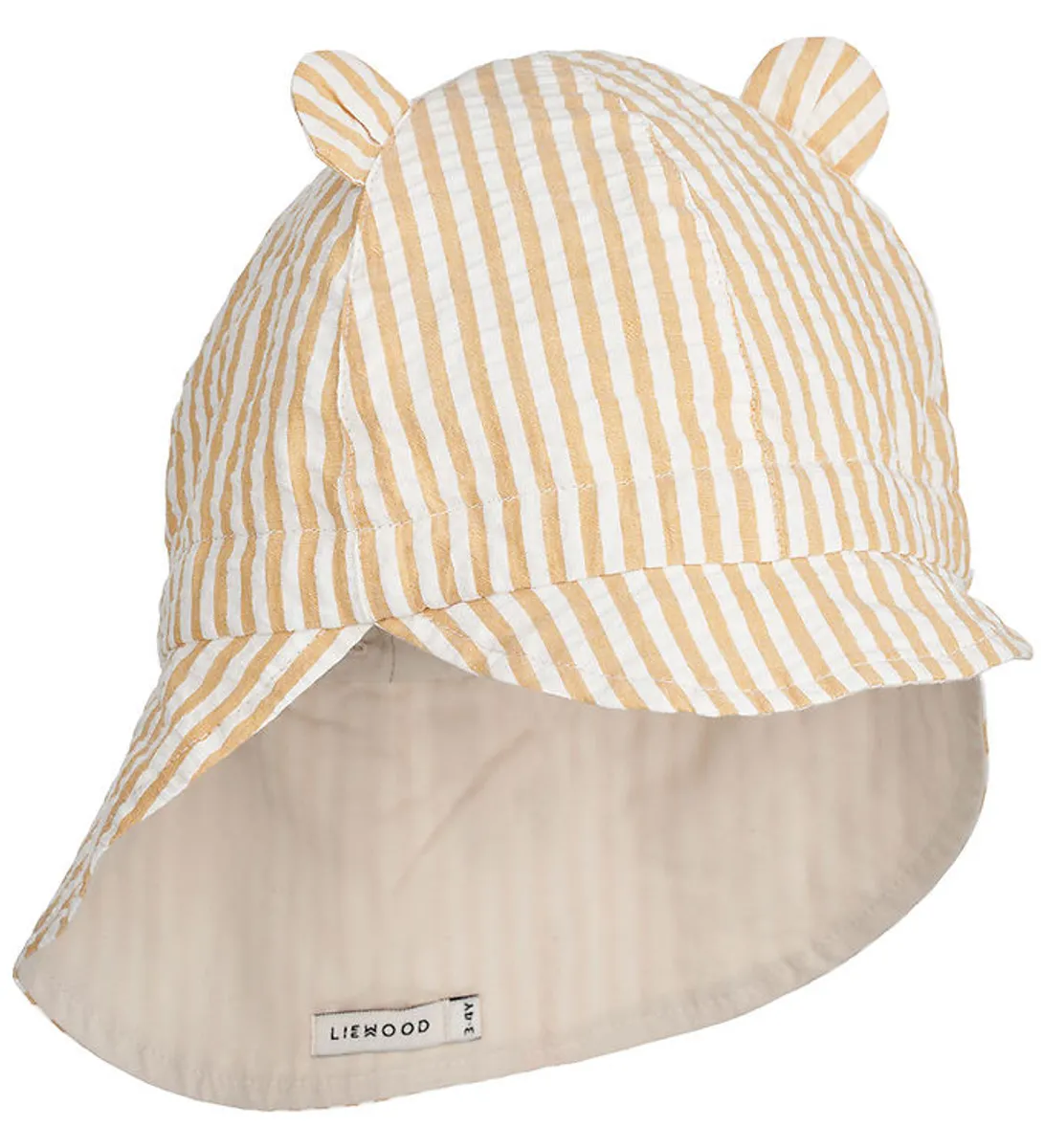 Liewood Solhat - Gorm - Stripes Yellow Mellow/Creme De La Creme