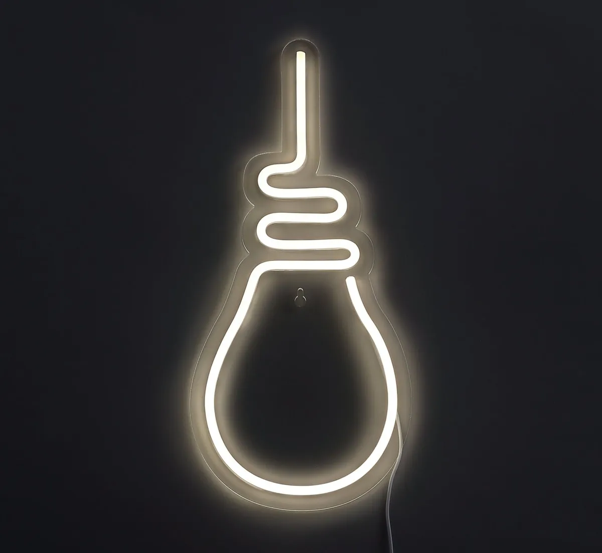 Lightish Bulb Neon Væglampe Varm Hvid