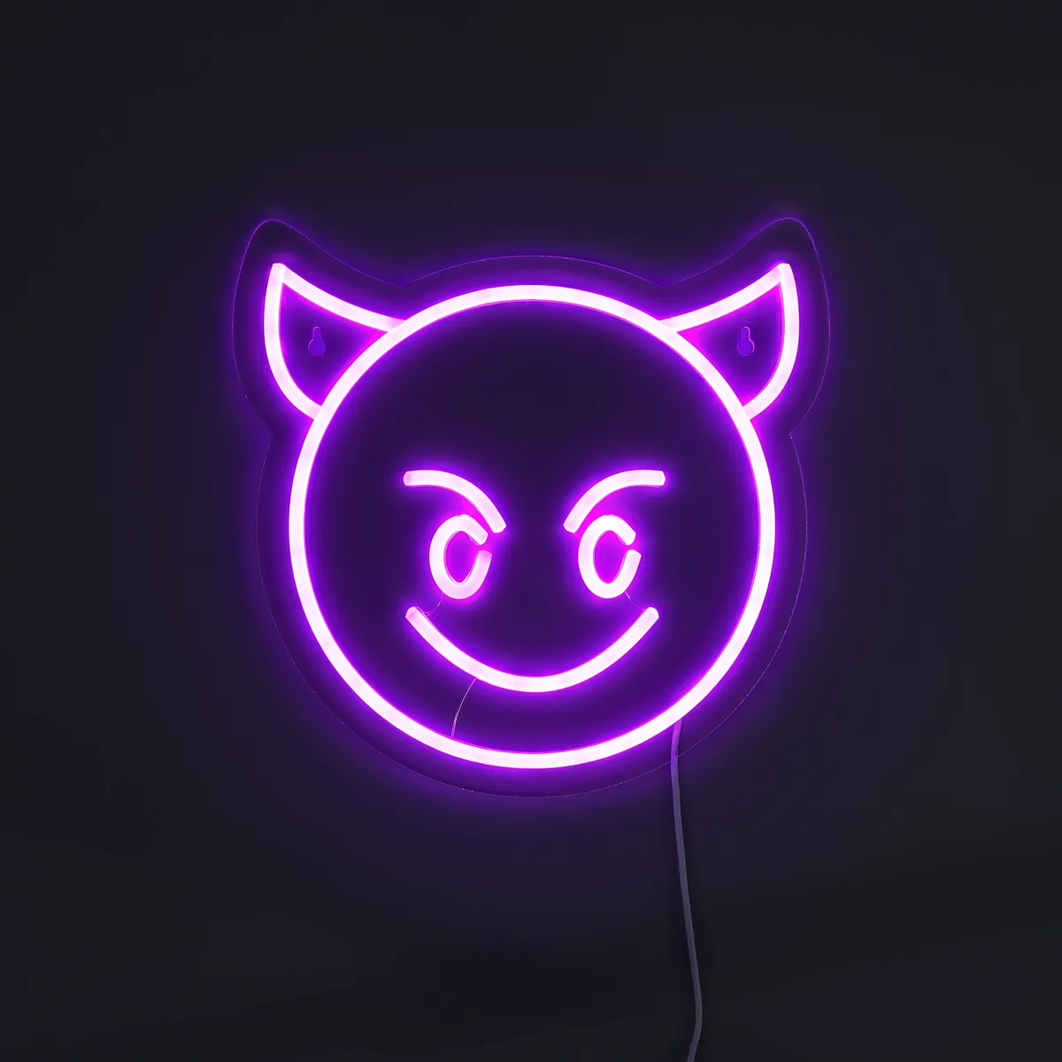 Lightish Emoji Devil Neon Væglampe