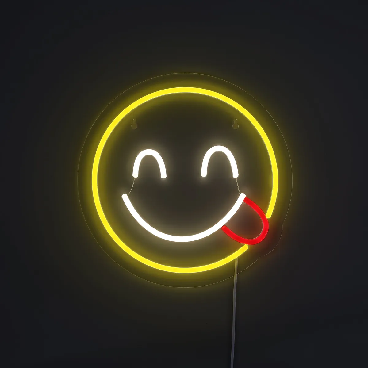 Lightish Emoji Yummy Neon Væglampe