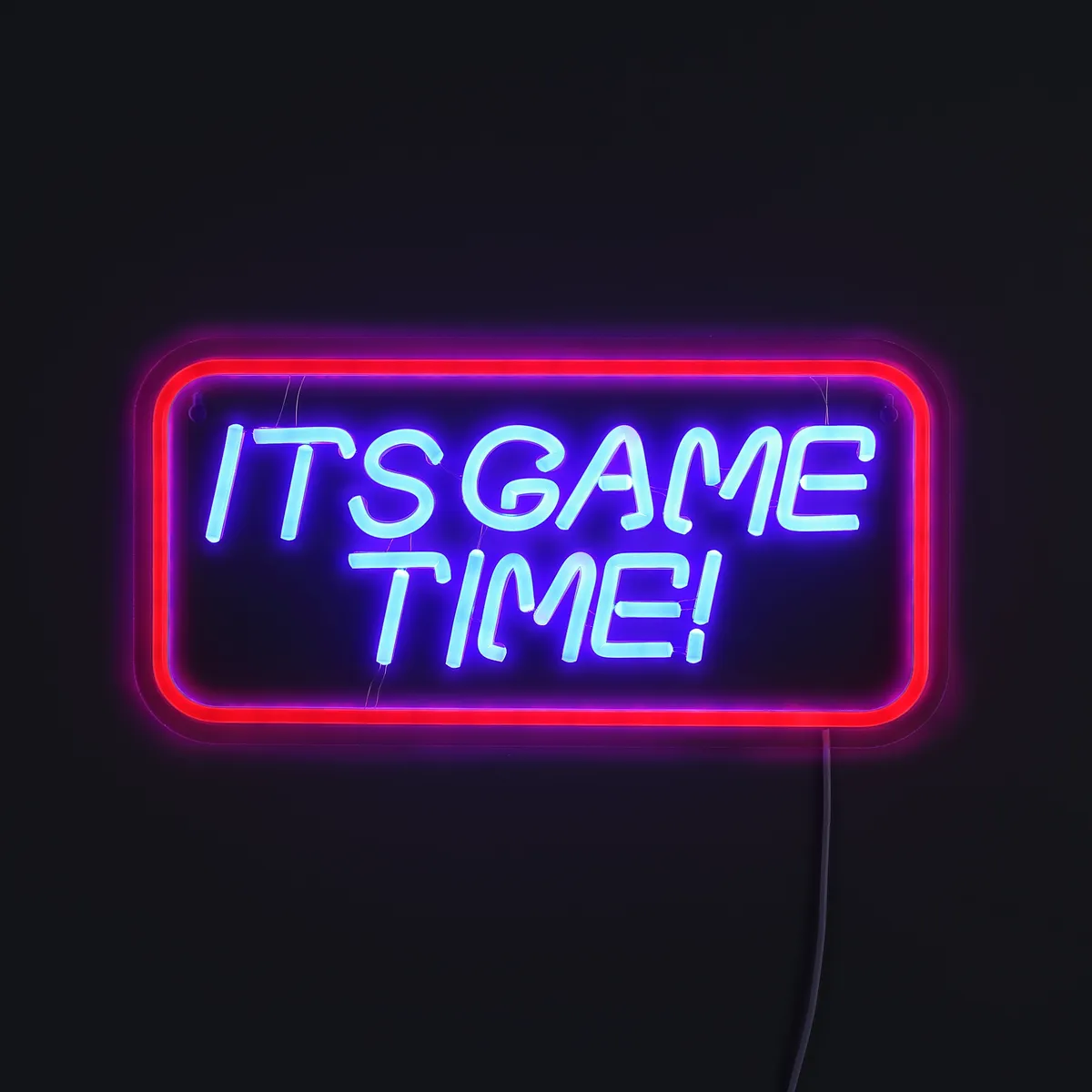 Lightish Its Game Time Neon Væglampe